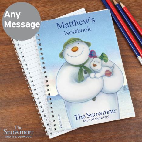 Personalised The Snowman & The Snowdog A5 Notebook Extra Image 2